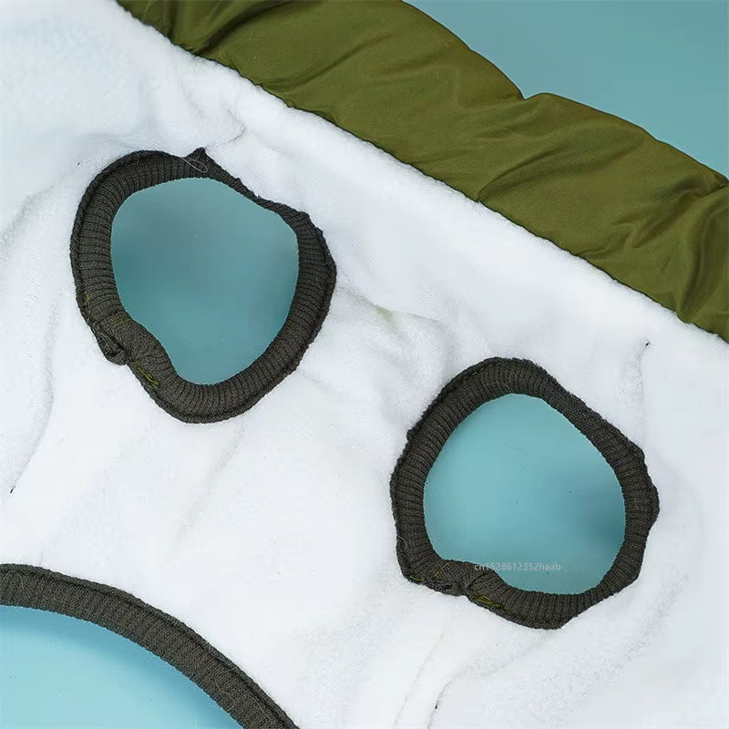 Winter Waterproof Dog Jacket with Built-In Harness