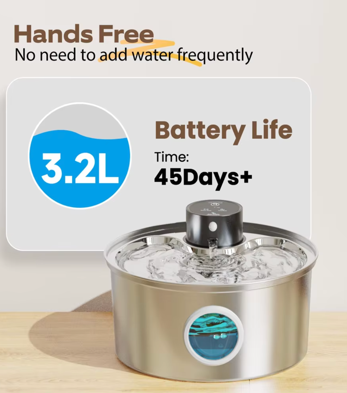 Automatic Pet Water Dispenser (3.2L)