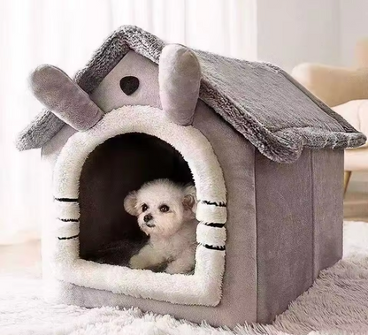 Cozy All-Season Pet House Bed