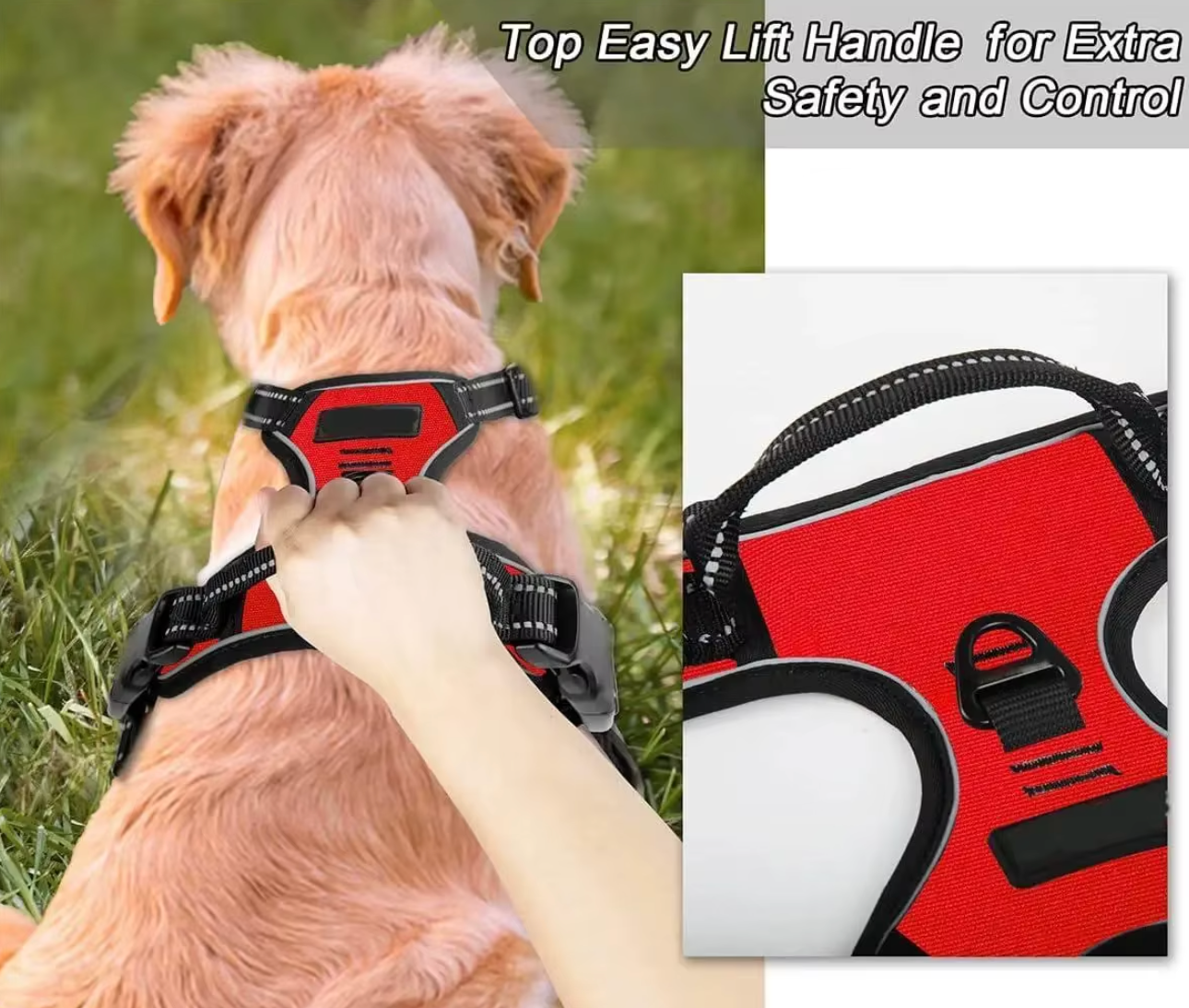 No-Pull Dog Harness with Reflective Straps