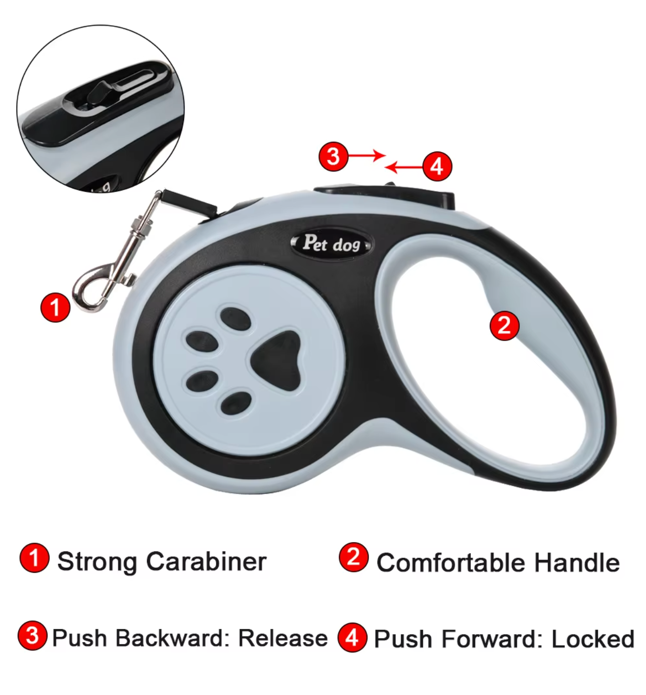 Retractable Dog Leash 3m / 5m