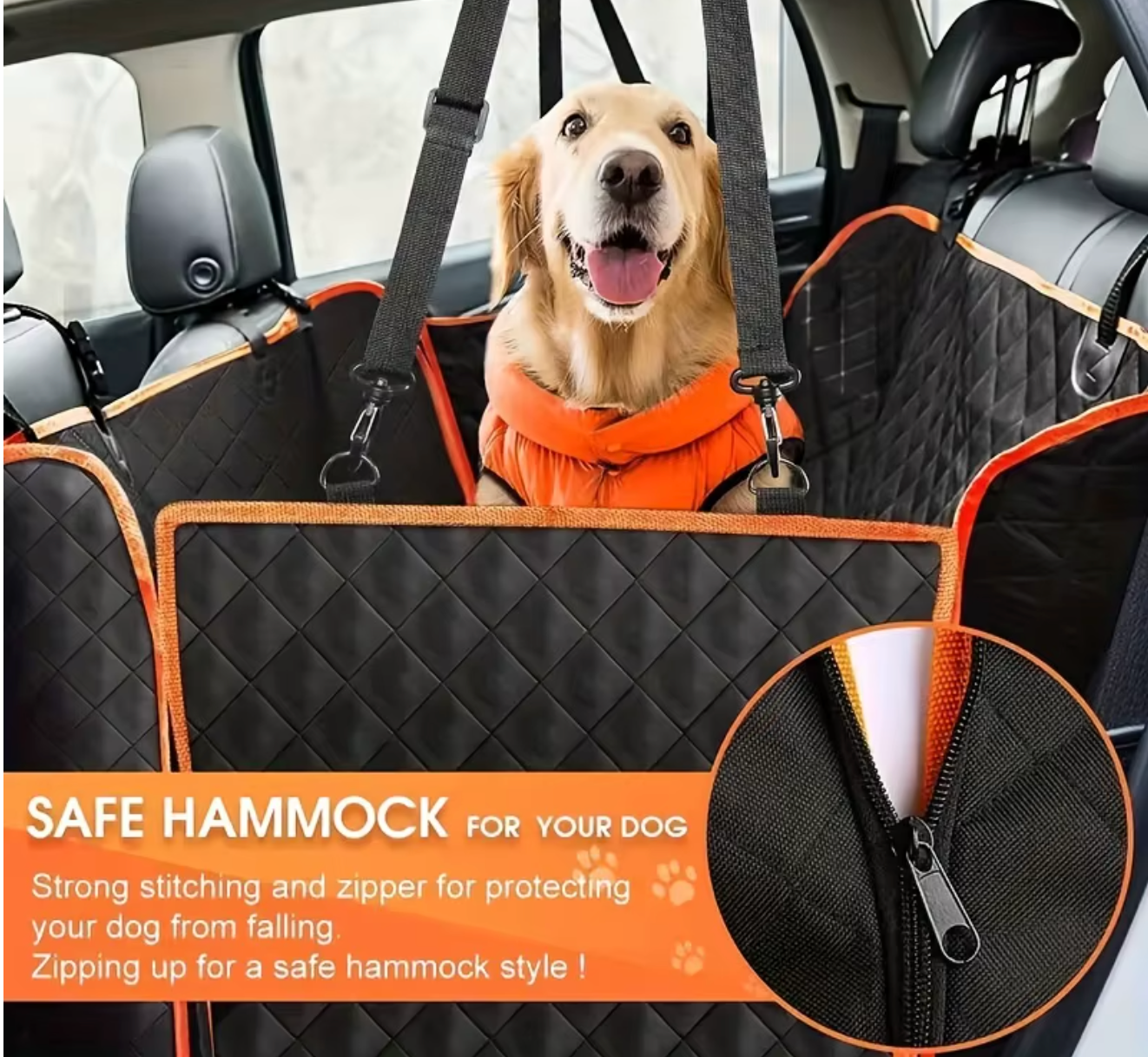 Waterproof Dog Car Seat Cover