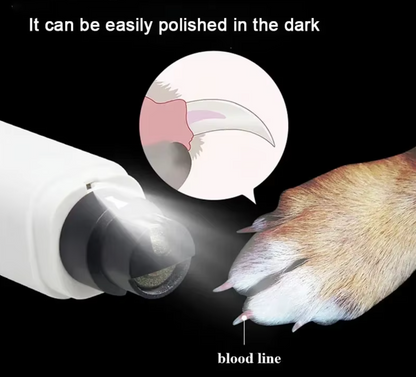 Electric Pet Nail Grinder with LED Light