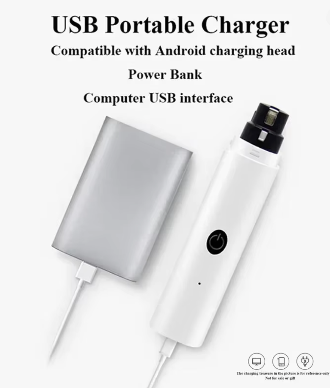 Electric Pet Nail Grinder with LED Light