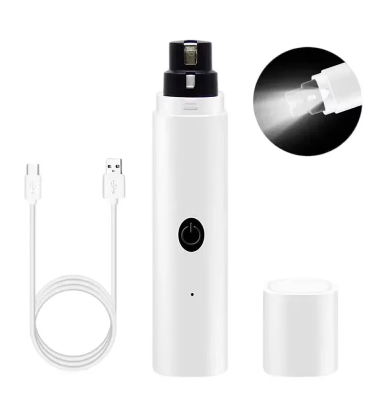 Electric Pet Nail Grinder with LED Light